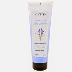 Perlier LAVENDER &. WHITE MUSK Bath and Shower Cream 8.4 oz SEALED